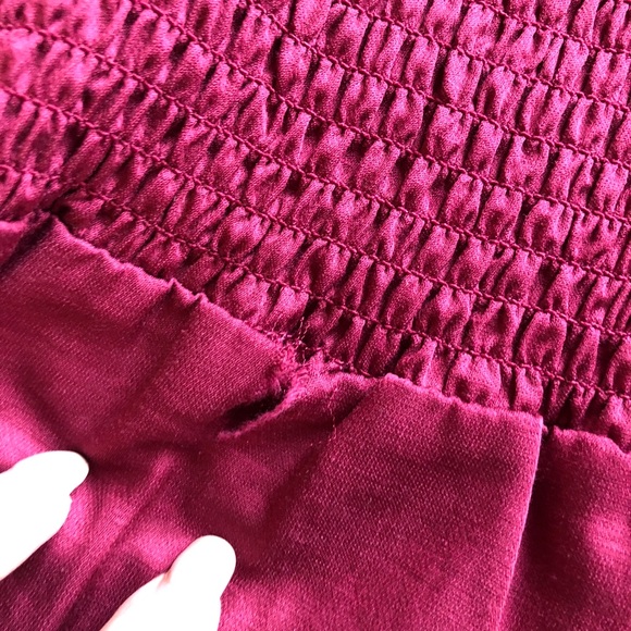 Anthropologie strapless smocked dress (damaged) - Picture 6 of 6